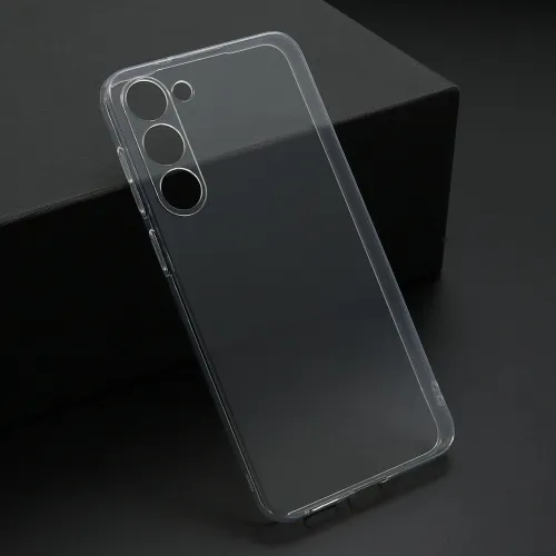 Futrola - maska ultra tanki PROTECT silikon za Samsung S916B Galaxy S23 Plus providna (bela) (MS).