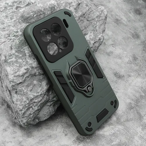 Futrola - maska Square ring za Xiaomi 15 zelena (MS).