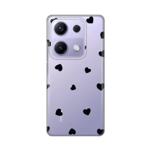 Silikonska futrola - maska print Skin za Xiaomi Redmi Note 14s Hearts.