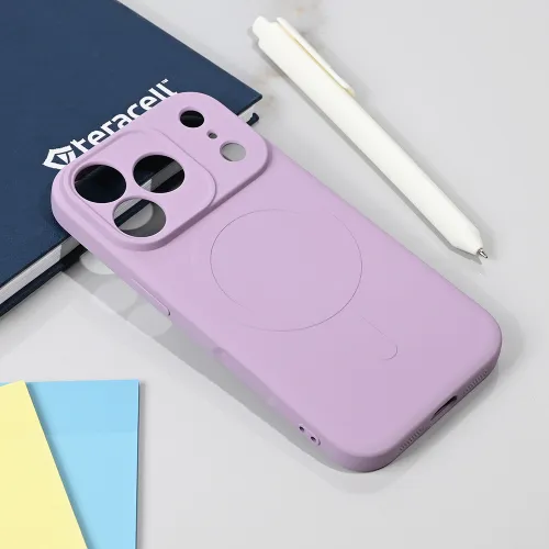 Futrola - maska Teracell Giulietta Magsafe za iPhone 17 Pro 6.3 ljubicasta.