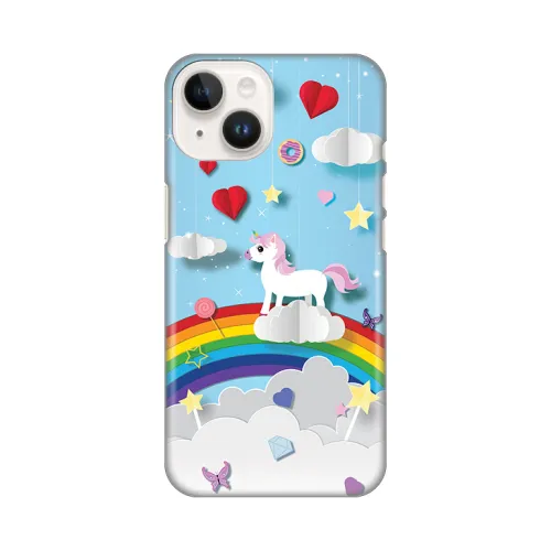 Silikonska futrola - maska print za iPhone 14 6.1 Unicorn.