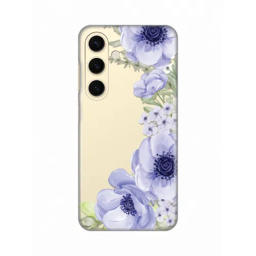 Silikonska futrola - maska print Skin za Samsung S921B Galaxy S24 Blue Roses.