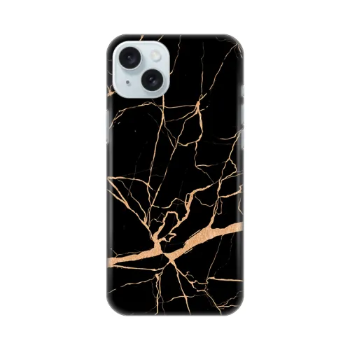 Silikonska futrola - maska print za iPhone 15 Plus 6.7 All Black.