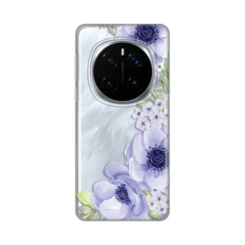 Silikonska futrola - maska print Skin za Huawei Honor Magic 7 Pro Blue Roses.