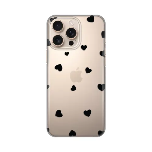 Silikonska futrola - maska print Skin za iPhone 16 Pro Max 6.9 Hearts.