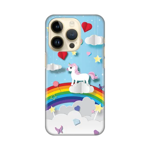 Silikonska futrola - maska print za iPhone 14 Pro 6.1 Unicorn.