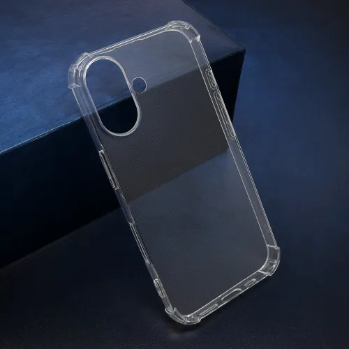 Silikonska futrola - maska CRASHPROOF za iPhone 16 (6.1) providna (MS).