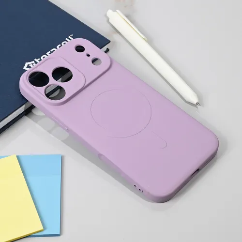 Futrola - maska Teracell Giulietta Magsafe za iPhone 17 Pro Max 6.9 ljubicasta.