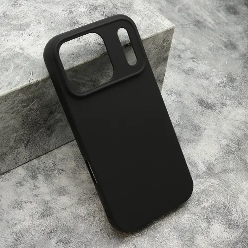 Futrola - maska GENTLE COLOR za iPhone 17 Pro (6.3) crna (MS).