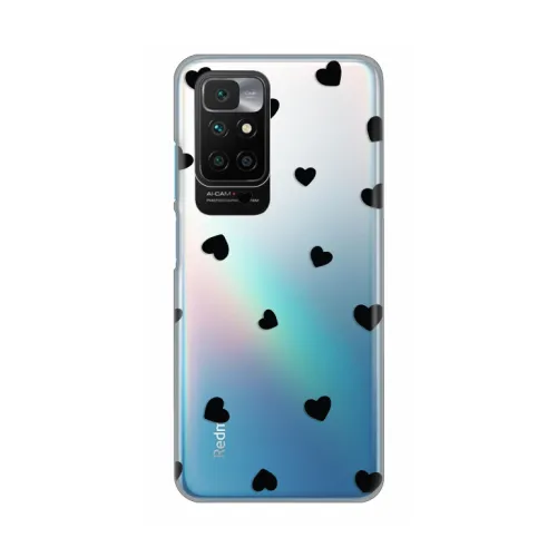 Silikonska futrola - maska print Skin za Xiaomi Redmi 10/Redmi 10 Prime Hearts.