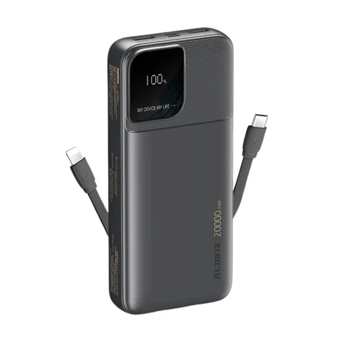 Power bank prenosiva baterija Remax Rellaen series RPP-658 2.4A 20000mAh crna.
