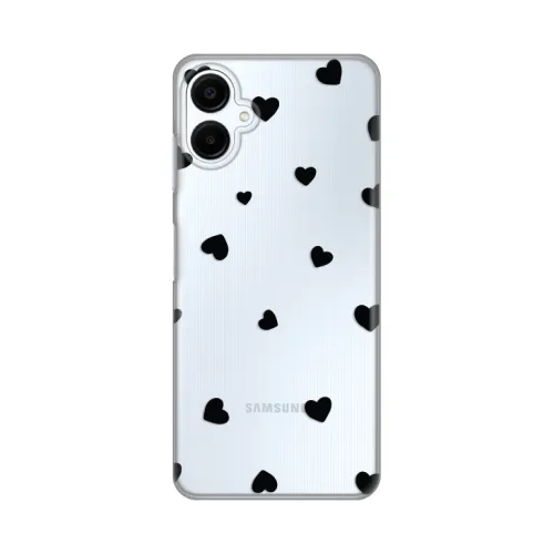 Silikonska futrola - maska print Skin za Samsung A065F Galaxy A06 Hearts.