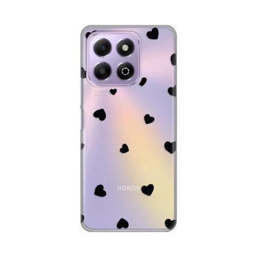 Silikonska futrola - maska print Skin za Huawei Honor X6b Hearts.