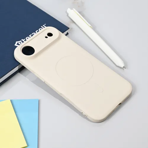 Futrola - maska Teracell Giulietta Magsafe za iPhone 17 Air 6.6 bela.