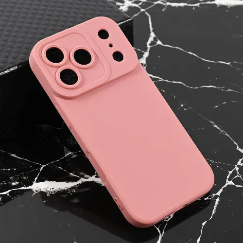 Futrola - maska Teracell Giulietta za iPhone 17 Pro 6.3 mat tamno roze.