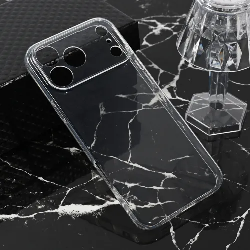 Silikonska futrola - maska Ultra Thin za iPhone 17 Pro Max 6.9 Transparent.