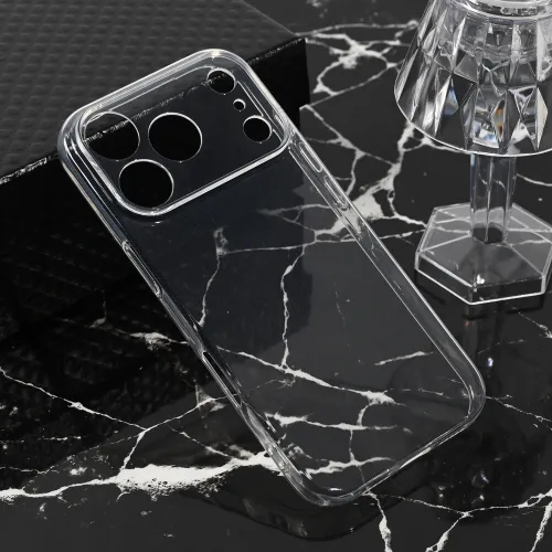 Silikonska futrola - maska Ultra Thin za iPhone 17 Pro 6.3 Transparent.