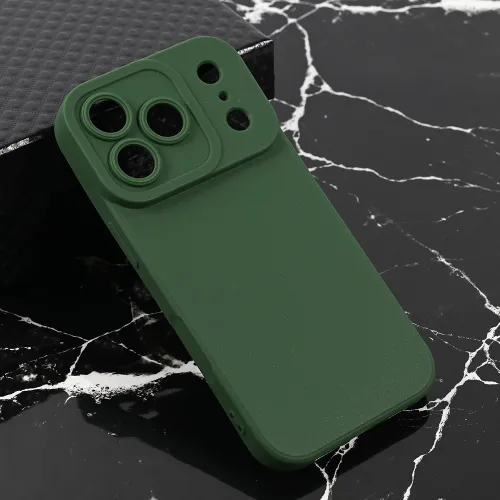 Futrola - maska Teracell Giulietta za iPhone 17 Pro 6.3 mat zelena.