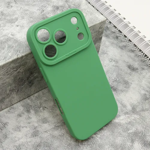 Silikonska futrola - maska Pro Camera za iPhone 17 Pro (6.3) tamno zelena (MS).