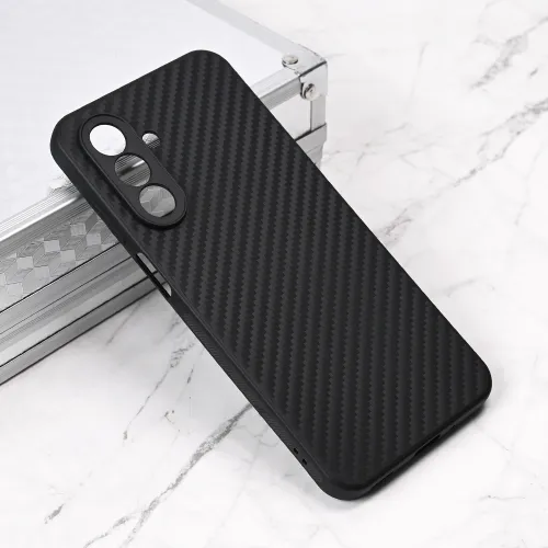 Futrola - maska Carbon fiber za Samsung A175 Galaxy A17 crna.