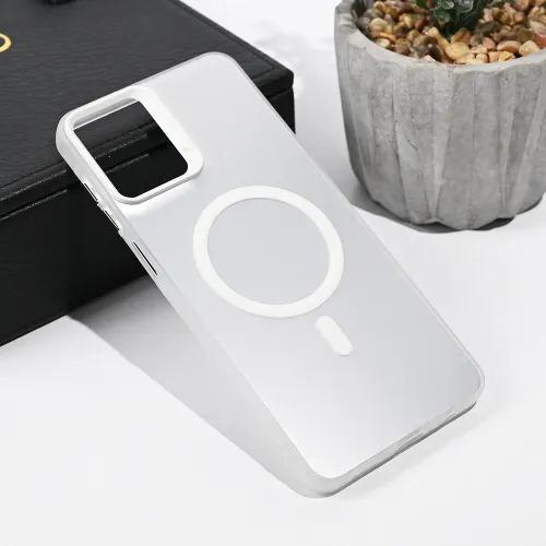 Futrola - maska Magsafe Clear za Samsung A075F Galaxy A07 srebrna.