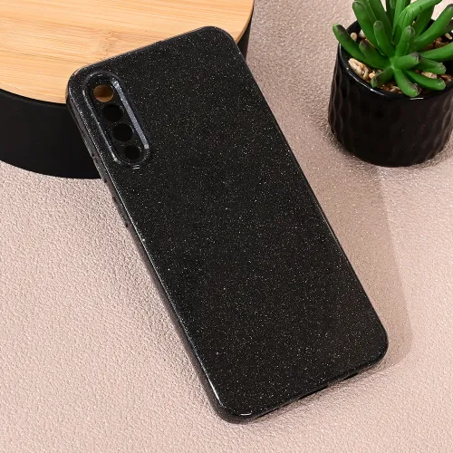 Futrola - maska Sparkle Dust za Samsung A307 Galaxy A30s/A507 Galaxy A50s crna.
