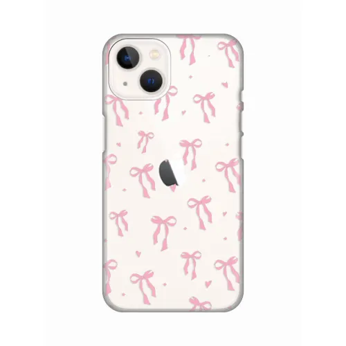 Silikonska futrola - maska print Skin za iPhone 13 6.1 Cute Bow.