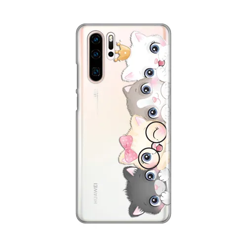 Silikonska futrola - maska print Skin za Huawei P30 Pro Cats.