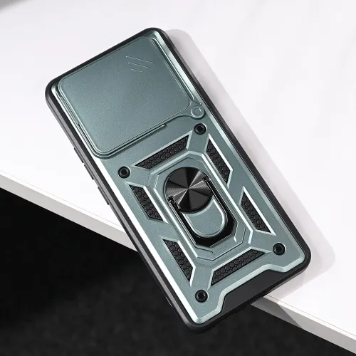 Futrola - maska Hard Shield za Xiaomi Redmi Note 14 4G (SRB) tamno zelena.