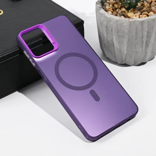 Futrola - maska Magsafe Clear za Samsung A075F Galaxy A07 ljubicasta.