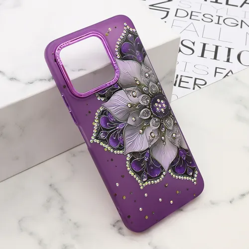 Futrola - maska LOTUS za Huawei Honor X5b ljubicasta (MS).