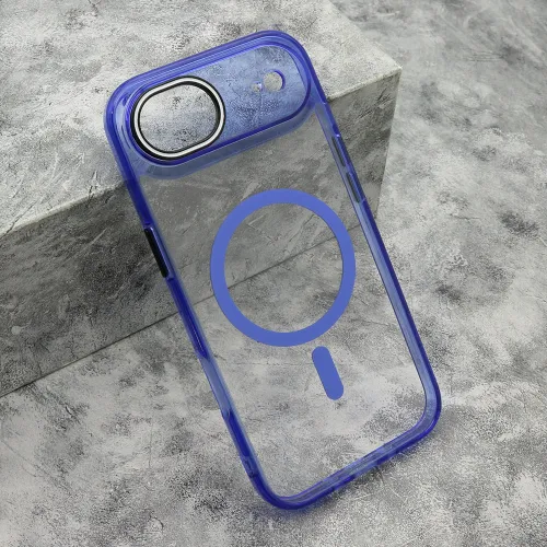 Futrola - maska COLOR RING MagSafe za iPhone 17 AIR (6.6) plava (MS).