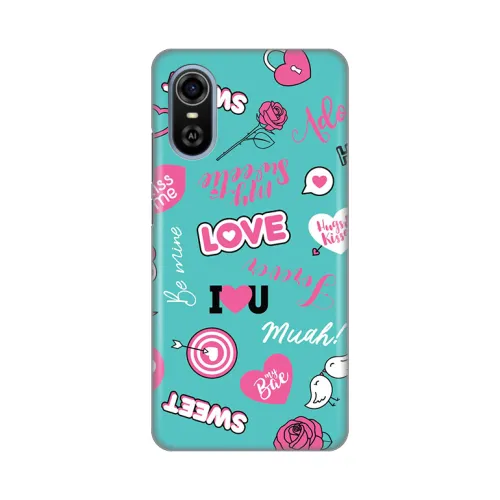 Silikonska futrola - maska print za ZTE Blade A31 Plus Love.