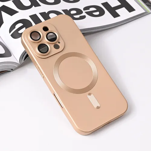Futrola - maska Magsafe Chrome za iPhone 16 Pro 6.3 zlatna.