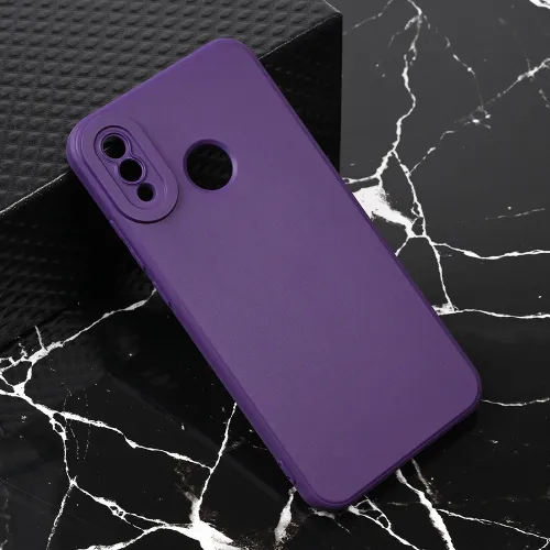 Futrola - maska Teracell Giulietta za Huawei P20 Lite mat tamno ljubicasta.