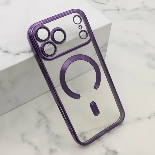 Futrola - maska CAMERA PROTECT MAGSAFE za iPhone 17 Pro Max (6.9) ljubicasta (MS).