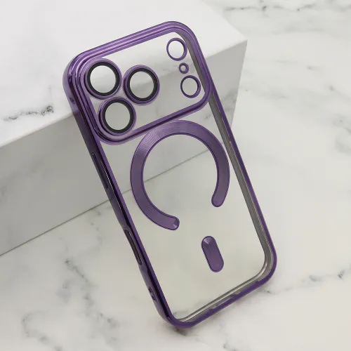 Futrola - maska CAMERA PROTECT MAGSAFE za iPhone 17 Pro (6.3) ljubicasta (MS).