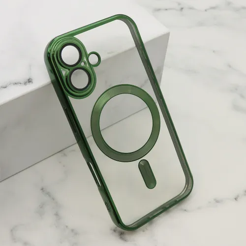 Futrola - maska CAMERA PROTECT MAGSAFE za iPhone 17 (6.3) zelena (MS).