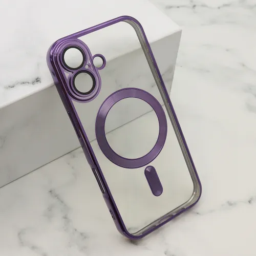 Futrola - maska CAMERA PROTECT MAGSAFE za iPhone 17 (6.3) ljubicasta (MS).