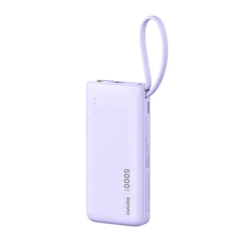 Power bank prenosiva baterija Remax Xiaoxiao RPP-676 2.1A 5000mAh ljubicasta.