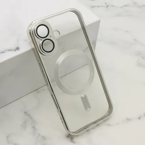 Futrola - maska CAMERA PROTECT MAGSAFE za iPhone 17 (6.3) srebrna (MS).