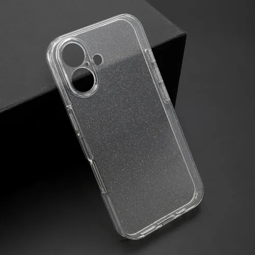 Futrola - maska SPARKLING za iPhone 16 (6.1) providna (MS).