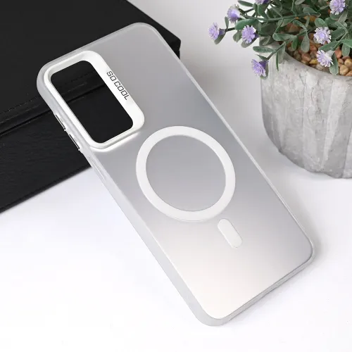 Futrola - maska Magsafe Clear za Samsung A165F Galaxy A16 5G srebrna.