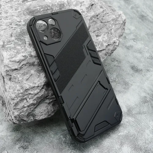 Futrola - maska COLOR STRONG II za iPhone 13 (6.1) crna (MS).