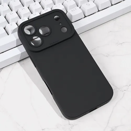 Futrola - maska Silikon Pro Camera za iPhone 17 Pro 6.3 crna.