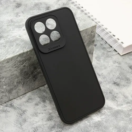 Futrola - maska Soft 3D camera za Huawei Honor X8c crna (MS).