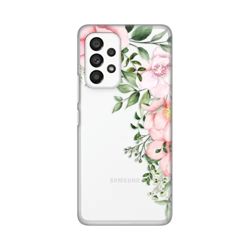 Silikonska futrola - maska print Skin za Samsung A536 Galaxy A53 5G Gentle Rose Pattern.