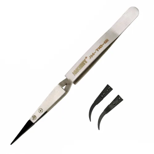 Set pinceta Antistatik JAKEMY JM-T10-12, 2 u1.