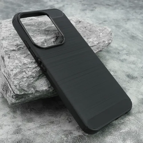 Silikonska futrola - maska BRUSHED za Xiaomi Redmi 15C 4G 173mm (EU)/Redmi 15C 5G 173mm crna (MS).