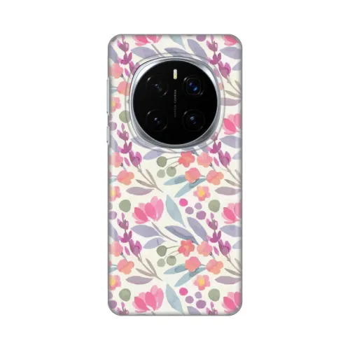 Silikonska futrola - maska print za Huawei Honor Magic 7 Pro Watercolor Flower.